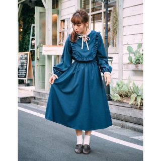 アンアナザーアンジェラス(an another angelus)のLEBECCA boutique オレグラッセとフリルリボンワンピース(ロングワンピース/マキシワンピース)