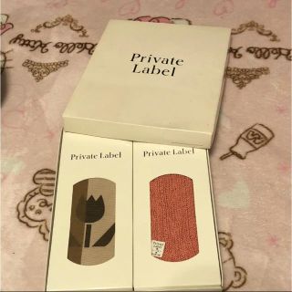 プライベートレーベル(PRIVATE LABEL)のPrivate Label ソックス パンスト セット プライベートレーベル(ソックス)