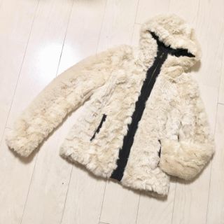 ザラ(ZARA)のZARA ザラ フェイクファー パーカー ブルゾン(ブルゾン)