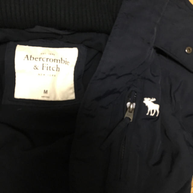 Abercrombie&Fitch - アバクロ ナイロンフリースジャケット ネイビー ...