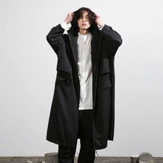 ドゥルカマラ(Dulcamara)のなつみ様専用 18aw dulcamara よそいきBig フラップロングコート(モッズコート)