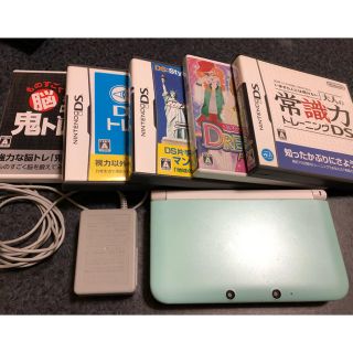 ニンテンドウ(任天堂)のニンテンドー3DS LL +DSソフト5本付き(携帯用ゲーム機本体)