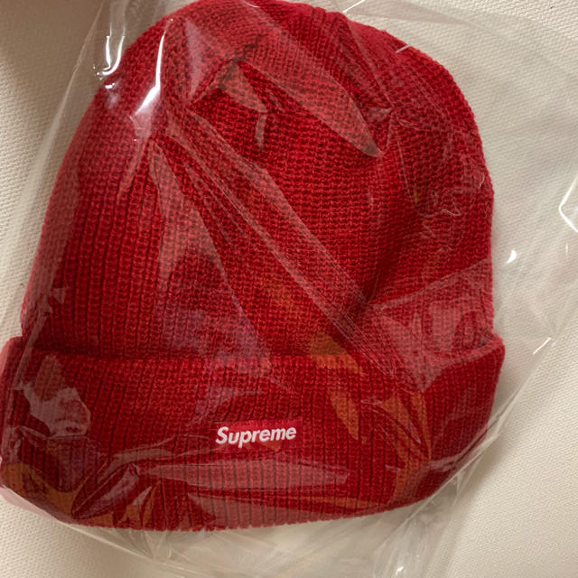 ニット帽/ビーニーsupreme box logo gore tex beanie red