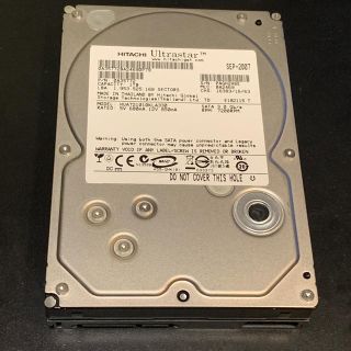 ヒタチ(日立)の日立 3.5インチ SATA 1TB HDD 中古(PCパーツ)