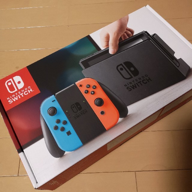 新品未使用 ニンテンドースイッチ ネオンレッド 本体ゲーム