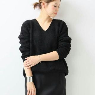 ドゥーズィエムクラス(DEUXIEME CLASSE)のsale! Deuxieme class FRAME V NECK KNIT◆(ニット/セーター)