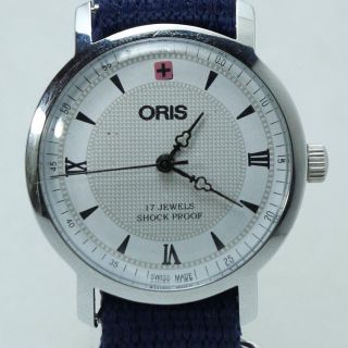 オリス(ORIS)のオリス ホワイトフェイス NATOベルト 手巻き腕時計(腕時計(アナログ))