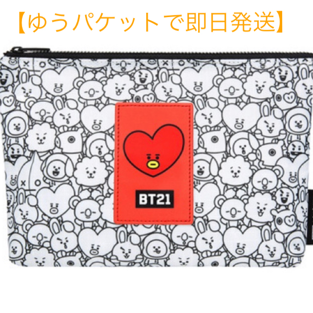 防弾少年団(BTS)(ボウダンショウネンダン)のBT21×monopoly ポーチ TATA エンタメ/ホビーのタレントグッズ(アイドルグッズ)の商品写真