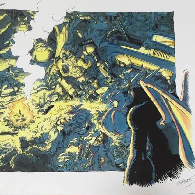 美品 】1995年 鳥山明の世界展 超貴重品 本物 クロノトリガー 複製原画