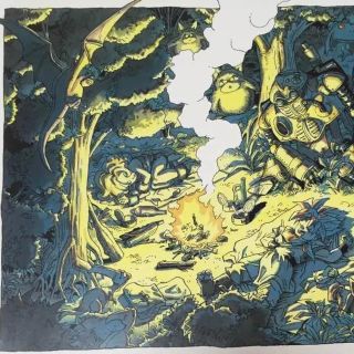 お得な情報満載 1995年 クロノトリガー 複製原画 B2ポスター 鳥山明の