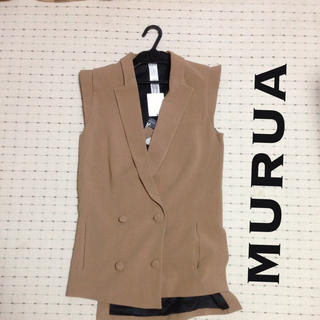 ムルーア(MURUA)のMURUA ノースリジャケット新品(Tシャツ(半袖/袖なし))