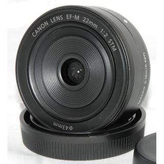キヤノン(Canon)のCanon FF-M 22mm STM ブラック 単焦点レンズ(レンズ(単焦点))