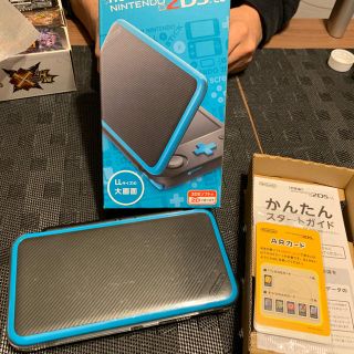 ニンテンドー2DS(ニンテンドー2DS)のニンテンドーNEW 2DSLL ターコイズブルー 充電器付き(携帯用ゲーム機本体)