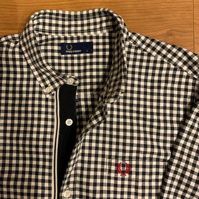 FRED PERRY - FRED PERRY ギンガムチェック柄オックスフォード FRED PERRY - FRED PERRY ギンガムチェック柄オックスフォード