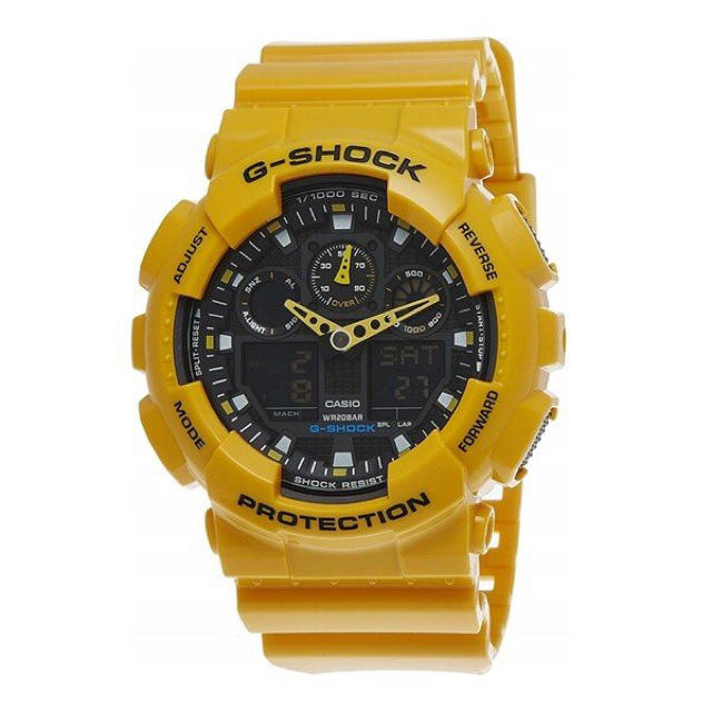 G-SHOCK - 新品 G-SHOCK 海外モデル アナデジ 防水 GA-100A-9Aの通販