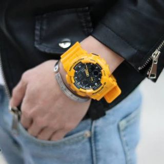 G-SHOCK - 新品 G-SHOCK 海外モデル アナデジ 防水 GA-100A-9Aの通販