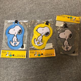 スヌーピー(SNOOPY)のスヌーピ ネームタグ 3個セット(キャラクターグッズ)