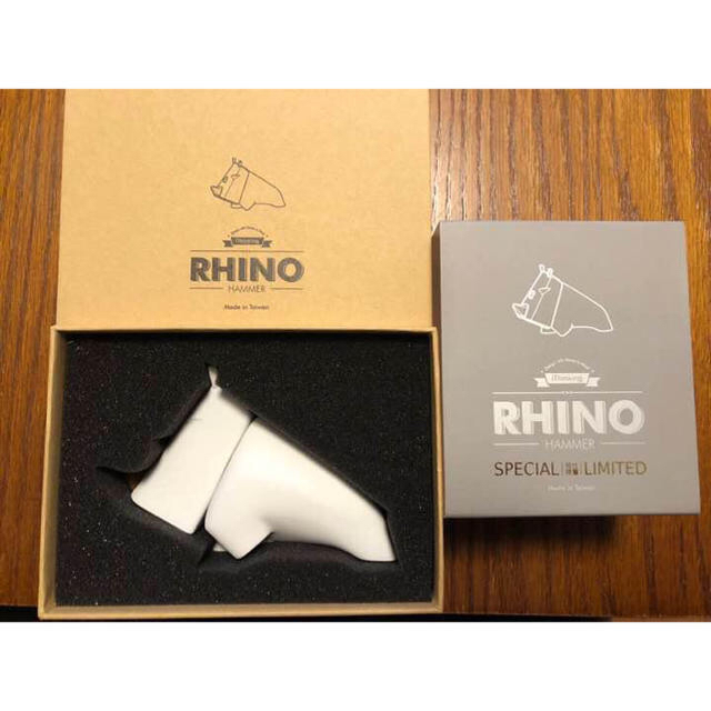 サイがモチーフの工具、ライノハンマー（ Rhino Hammer ）ホワイト