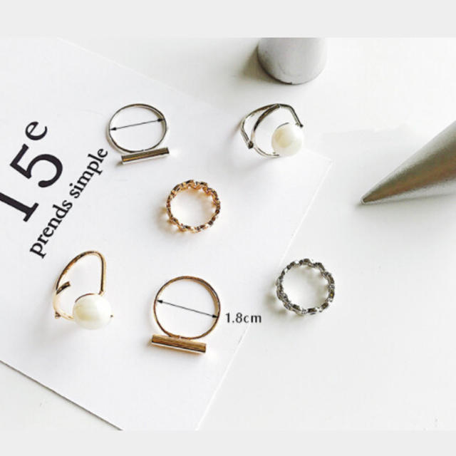 4℃(ヨンドシー)のかわいい  指輪 レディースのアクセサリー(リング(指輪))の商品写真