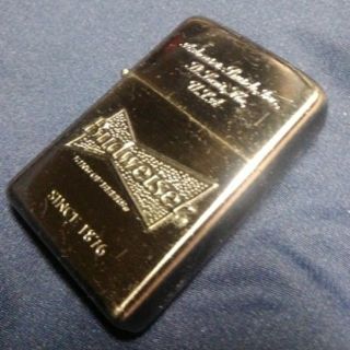 ジッポー(ZIPPO)の【希少】Budweiser ジッポ型 ライター(タバコグッズ)