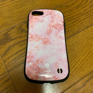 iface 大理石 ピンク iPhone8/iPhone7兼用(iPhoneケース)