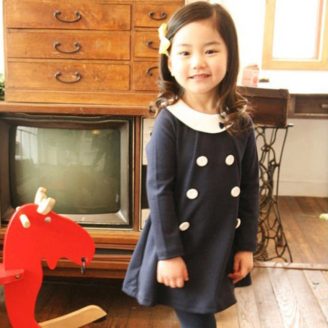 【Aラインチュニック】サイズ120（4T）子供服 キッズ/ベビー/マタニティのキッズ服女の子用(90cm~)(ワンピース)の商品写真