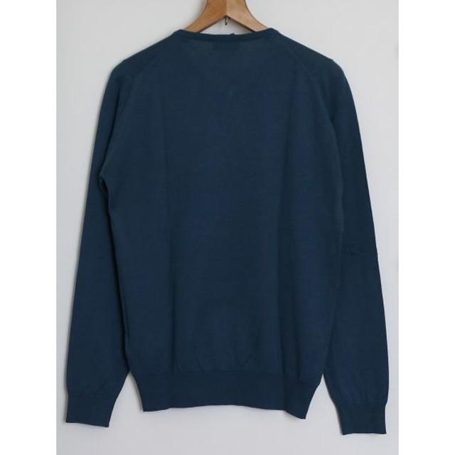 JOHN SMEDLEY(ジョンスメドレー)の新品 John Smedley ジョンスメドレー XLサイズ ブルー メンズのトップス(ニット/セーター)の商品写真