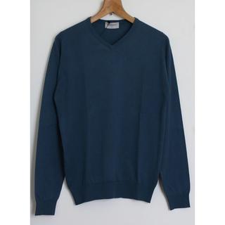 ジョンスメドレー(JOHN SMEDLEY)の新品 John Smedley ジョンスメドレー XLサイズ ブルー(ニット/セーター)