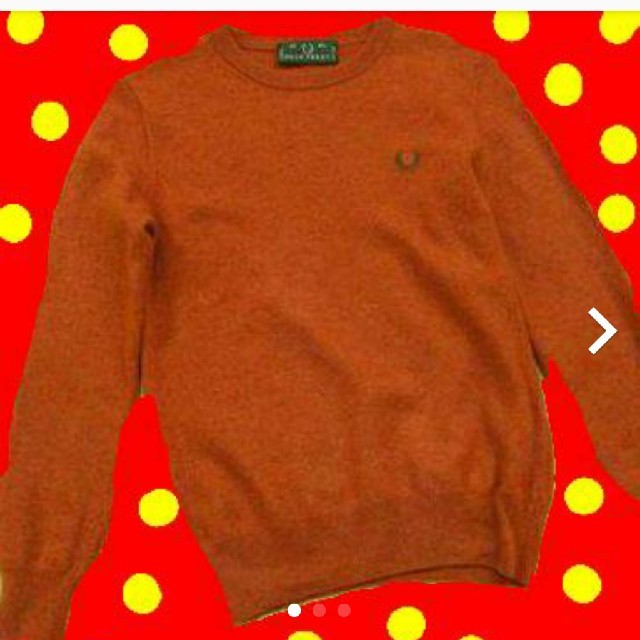 FRED PERRY(フレッドペリー)の★☆FRED PERRY★☆レディースOK★☆レンガ色★☆ メンズのトップス(ニット/セーター)の商品写真