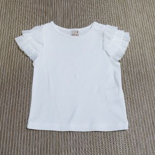 プティマイン(petit main)の♡プティマイン♡袖チュールTシャツ(Ｔシャツ)