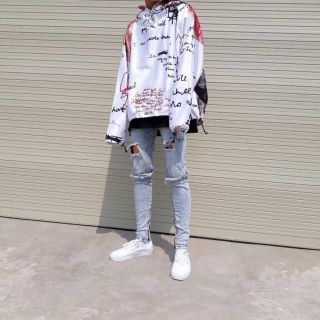 バレンシアガ(Balenciaga)のWind Breaker "Blood Letter"(マウンテンパーカー)