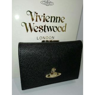 ヴィヴィアンウエストウッド(Vivienne Westwood)のヴィヴィアンウエストウッド　ブラック　折りたたみ財布　新品(財布)