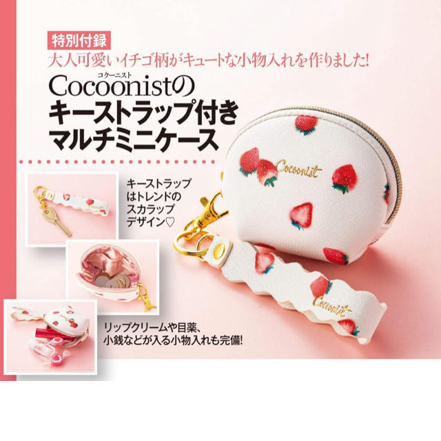 Cocoonist(コクーニスト)の美人百花付録  コクーニストポーチ レディースのファッション小物(ポーチ)の商品写真