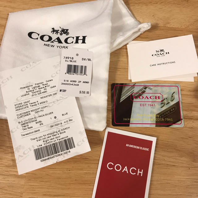 COACH(コーチ)のコーチ COACH長財布 F74918 メンズのファッション小物(長財布)の商品写真