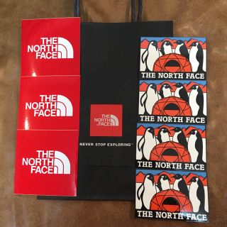 ザノースフェイス(THE NORTH FACE)の【正規品】 ザノースフェイス カッティングステッカー  2(登山用品)