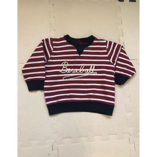 プチバトー(PETIT BATEAU)のプチバトー ボーダー トレーナー 80(トレーナー)