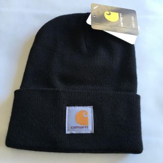 カーハート(carhartt)の送料無料!Carhartt カーハート ニットキャップ ブラック 新品【BK9】(ニット帽/ビーニー)