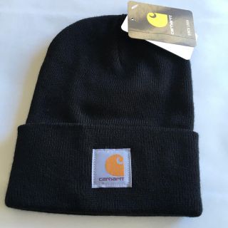 カーハート(carhartt)の送料無料!Carharttカーハート ニットキャップ ブラック 新品【BK10】(ニット帽/ビーニー)