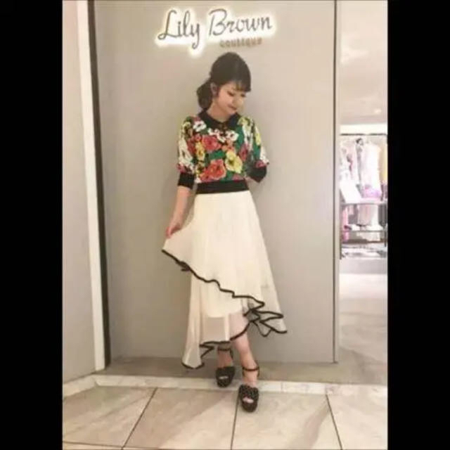 Lily リリーブラウン 裾パイピングイレヘムスカートの通販 by ma♡shop