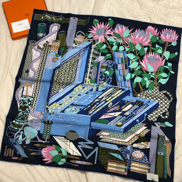 【新品未使用】HERMES スカーフ 正規品