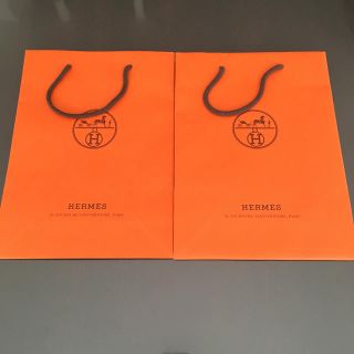 エルメス(Hermes)のエルメス 紙袋 ショッパー2枚(ショップ袋)