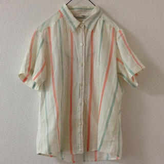 サマンサモスモス(SM2)のSM2 ストライプシャツ(シャツ/ブラウス(半袖/袖なし))