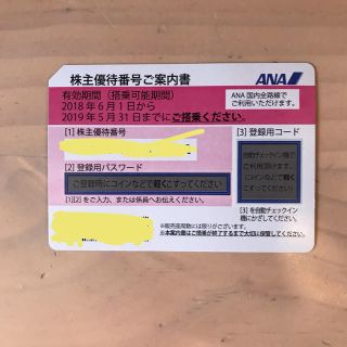 エーエヌエー(ゼンニッポンクウユ)(ANA(全日本空輸))のANA株主優待券(その他)