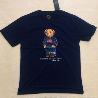 ラルフローレン(Ralph Lauren)の大人も着られる！ラルフローレン ポロベア Tシャツ ネイビー Lサイズ(Tシャツ/カットソー)