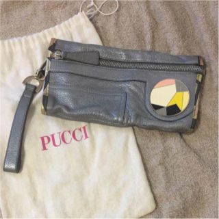 エミリオプッチ(EMILIO PUCCI)の販売一時停止★PUCCI ラム革製 　クラッチバッグ 　エミリオプッチ(クラッチバッグ)