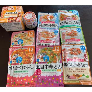 ワコウドウ(和光堂)のベビーフード 10点セット (生後9ヶ月、12ヶ月)(レトルト食品)