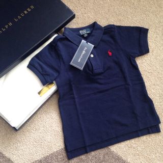 ラルフローレン(Ralph Lauren)の新品♡未試着 24M ラルフローレン 定番 半袖ポロシャツ ネイビー(Tシャツ/カットソー)