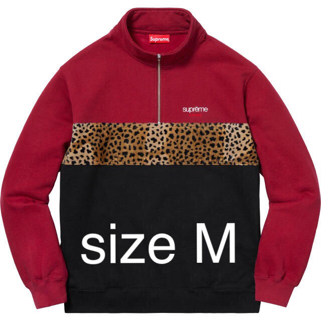 Supreme(シュプリーム)のsupreme Leopard Panel HalfZip Sweatshirt メンズのトップス(スウェット)の商品写真