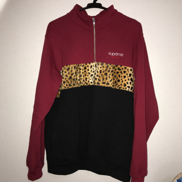 Supreme(シュプリーム)のsupreme Leopard Panel HalfZip Sweatshirt メンズのトップス(スウェット)の商品写真