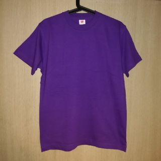 ヘヴィーウェイトTシャツ　新品　紫　厚手生地　ハイクオリティTシャツ　　(Tシャツ/カットソー(半袖/袖なし))